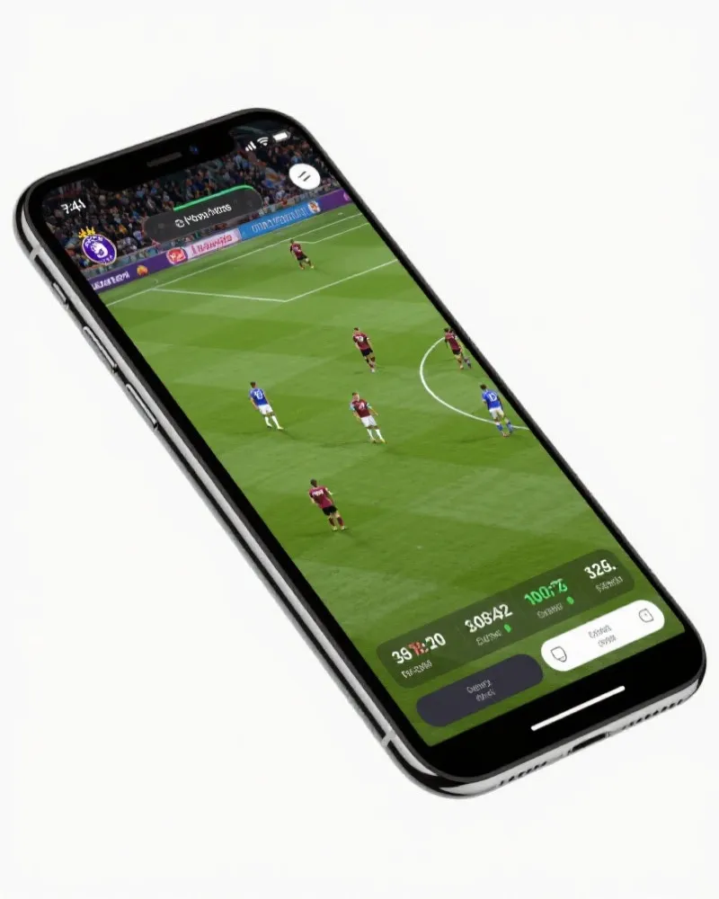 英超 App 界面展示